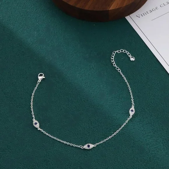 Anklets for Women 14K Gold Silver Plated Ankle Bracelets Trendy Waterproof Boho - Picture 5 of 7